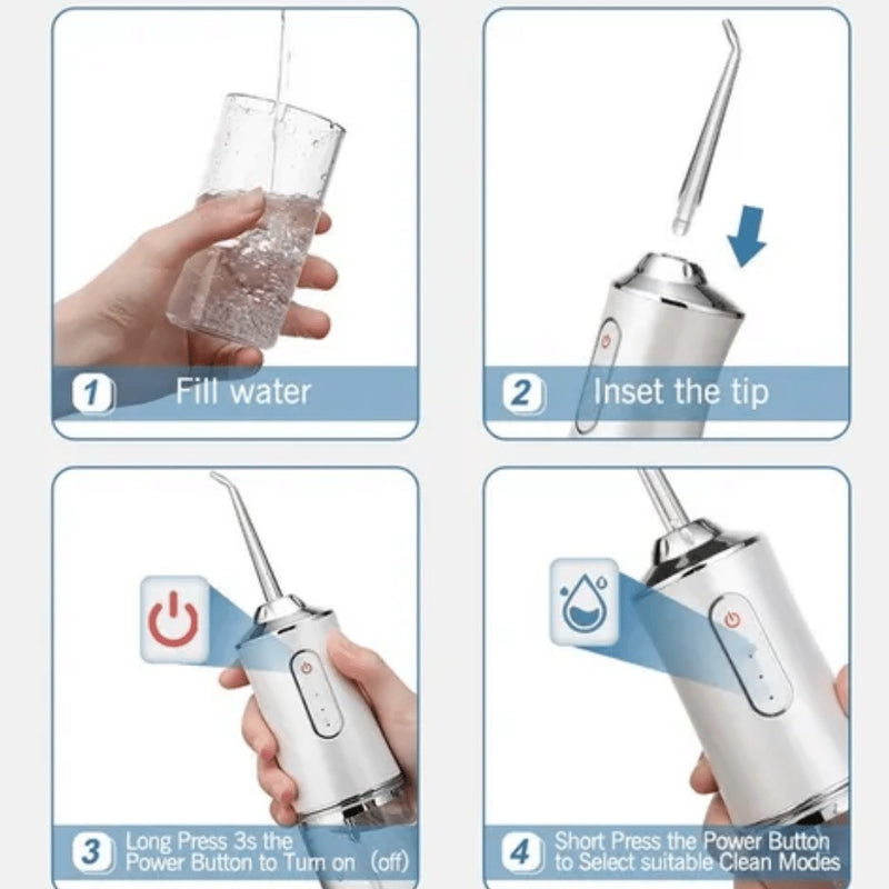 IRRIGADOR ORAL ANTISARRO RECARGABLE