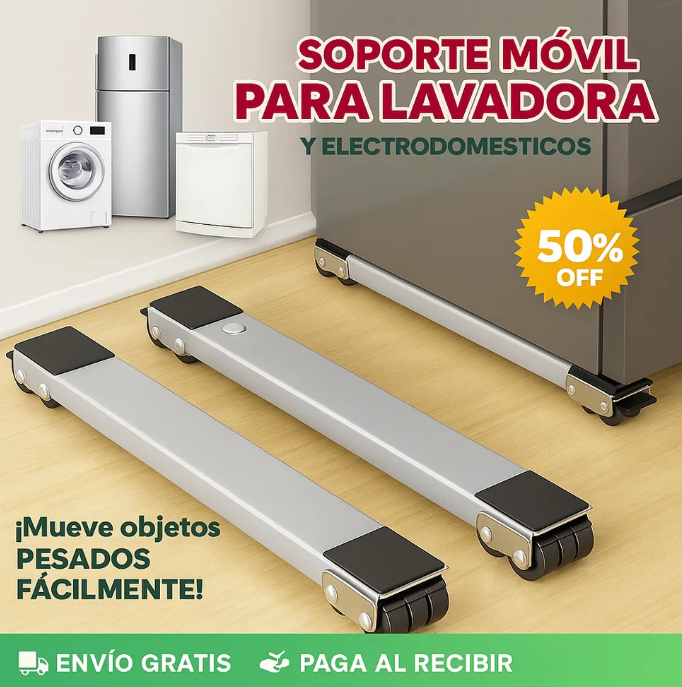 PROMO 50% OFF - SOPORTE LAVADORAS PESADAS